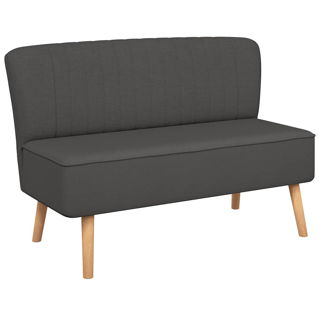 Sofa Fabric 117x55.5x77 cm Dark Grey