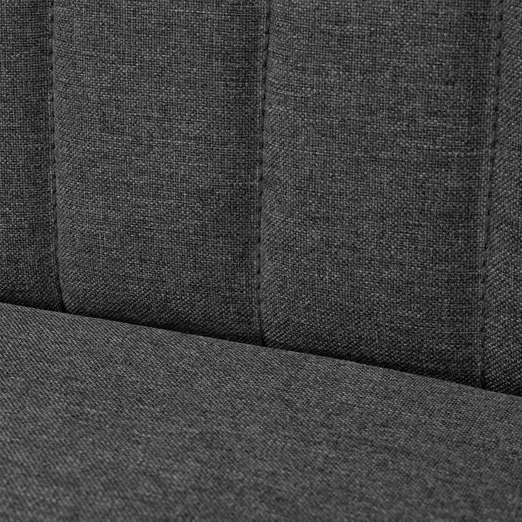 Sofa Fabric 117x55.5x77 cm Dark Grey