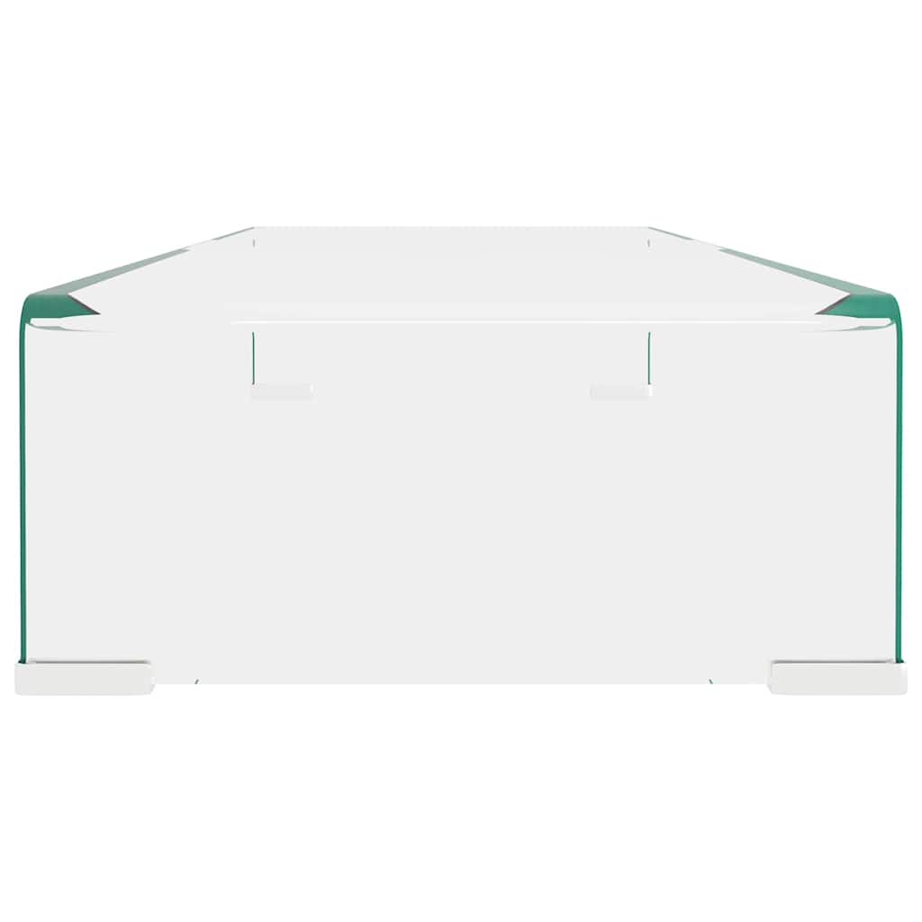TV Stand/Monitor Riser Glass Clear 80x30x13 cm