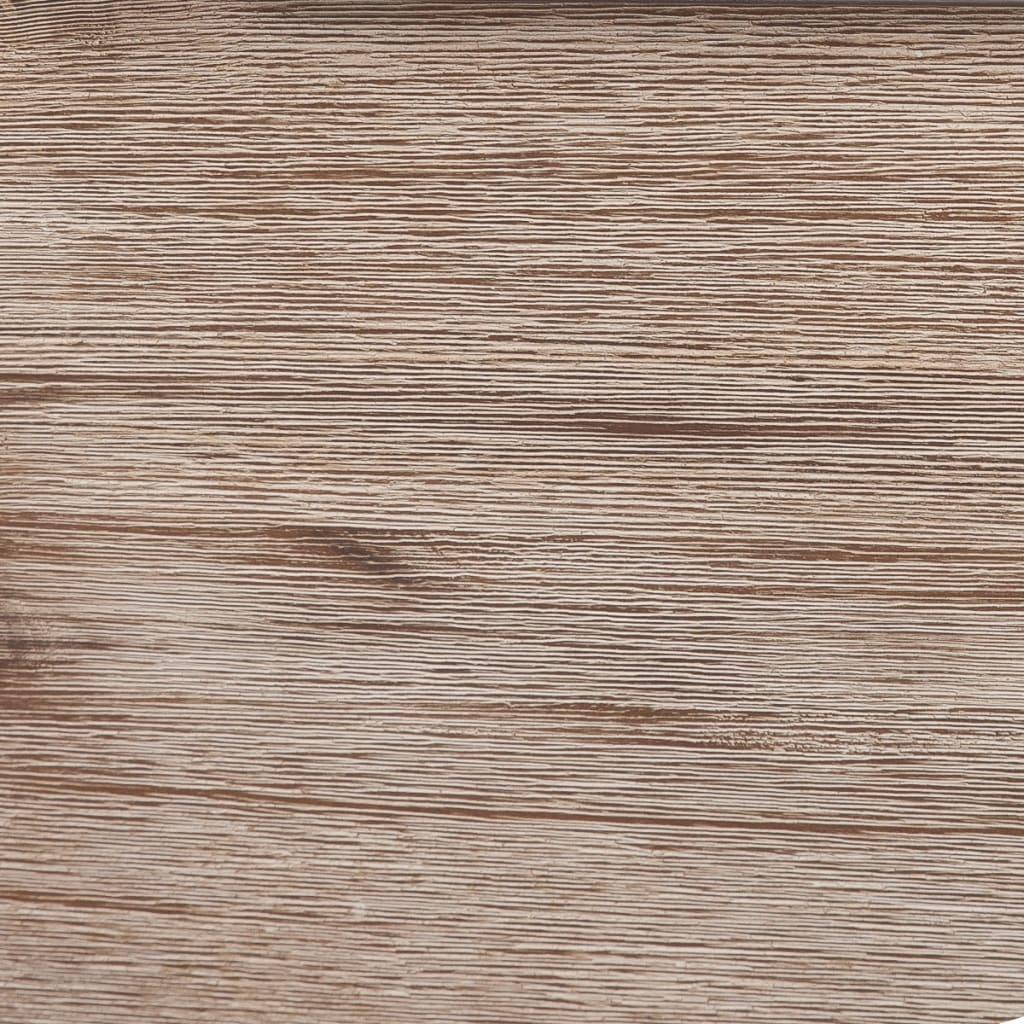 TV Cabinet Solid Brushed Acacia Wood 140x38x40 cm