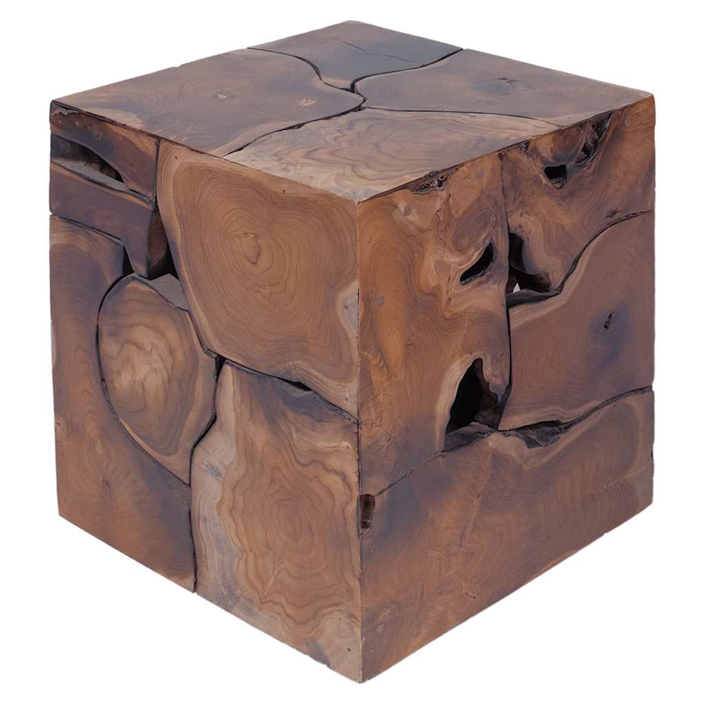 Stools 2 pcs Brown 40x40x45 cm Solid Teak Wood