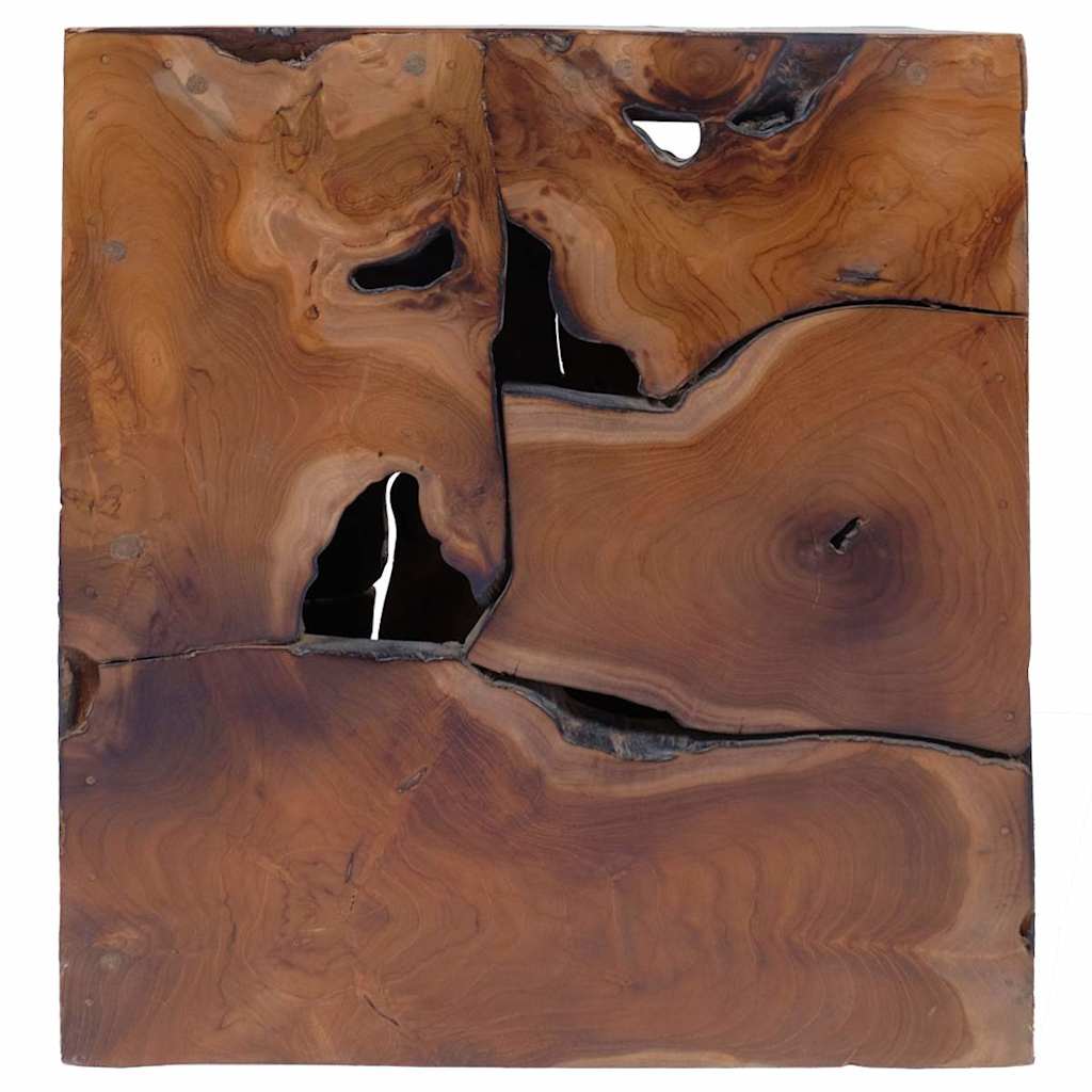 Stools 2 pcs Brown 40x40x45 cm Solid Teak Wood