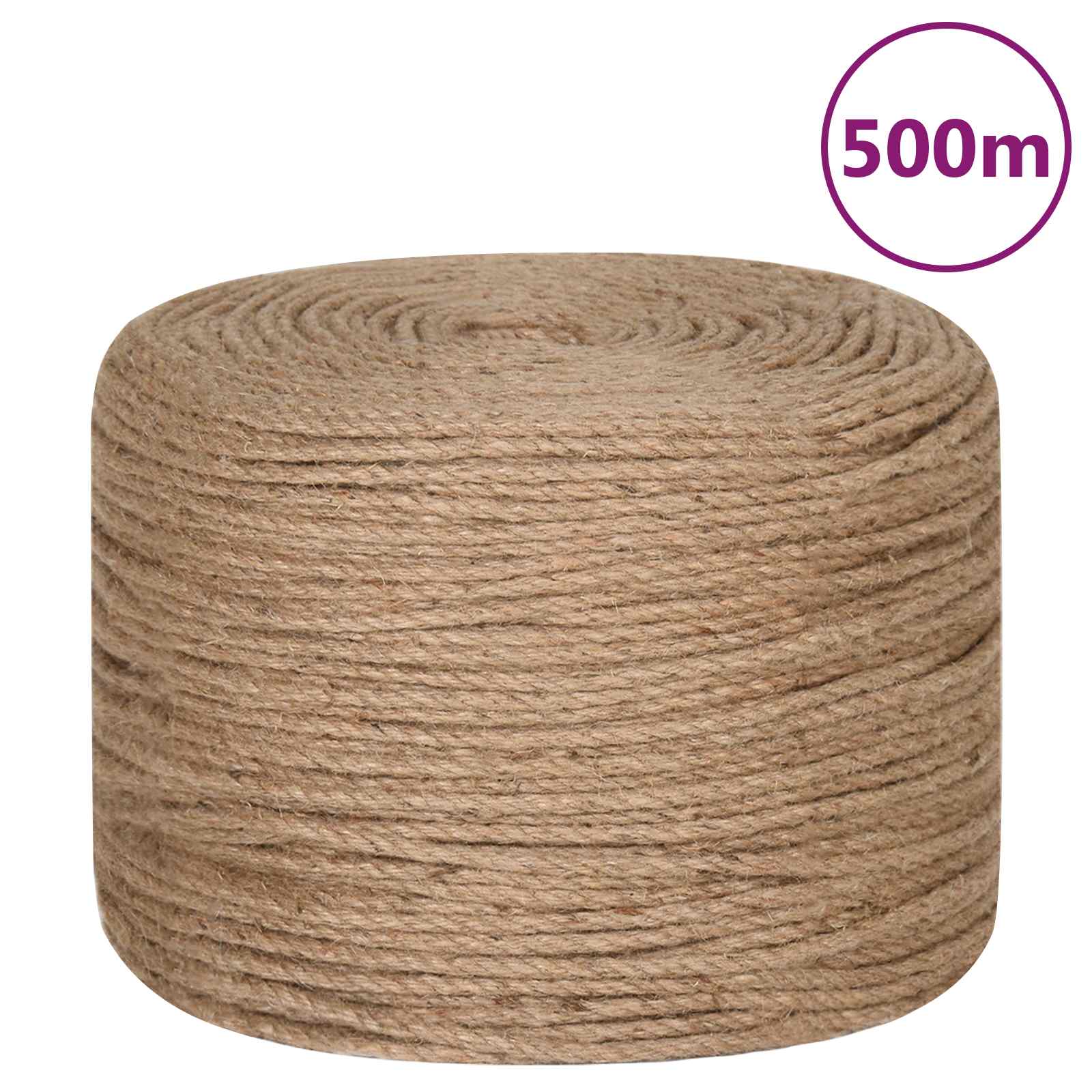 Rope 100% Jute 6 mm 500 m