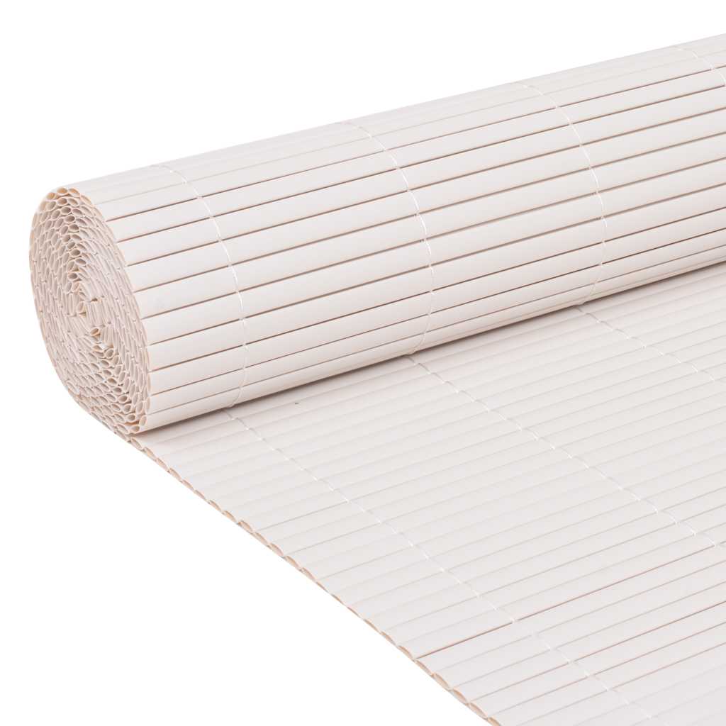 Double-Sided Garden Fence 90x300 cm White
