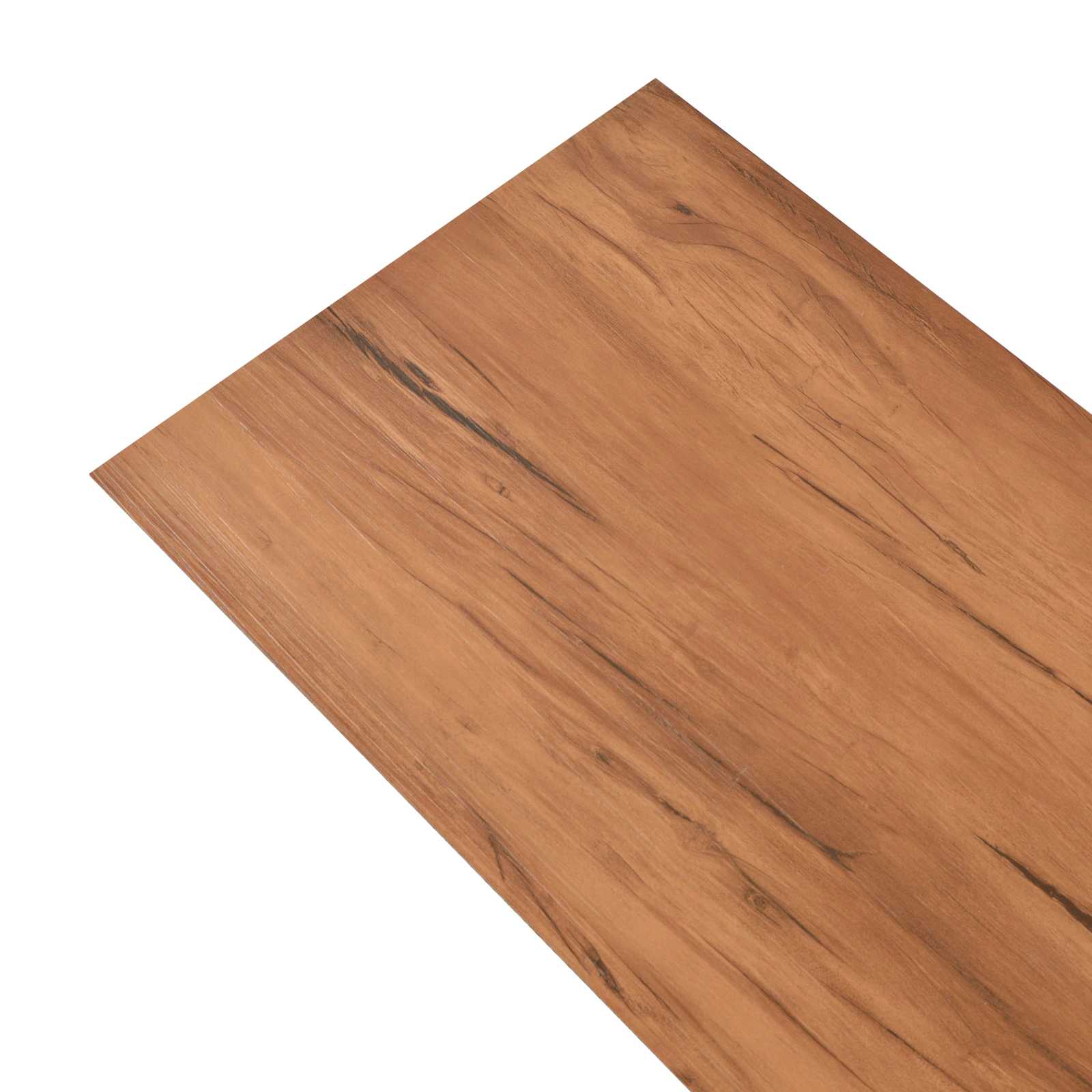 Flooring Planks 18 pcs Brown 5.26 m² PVC