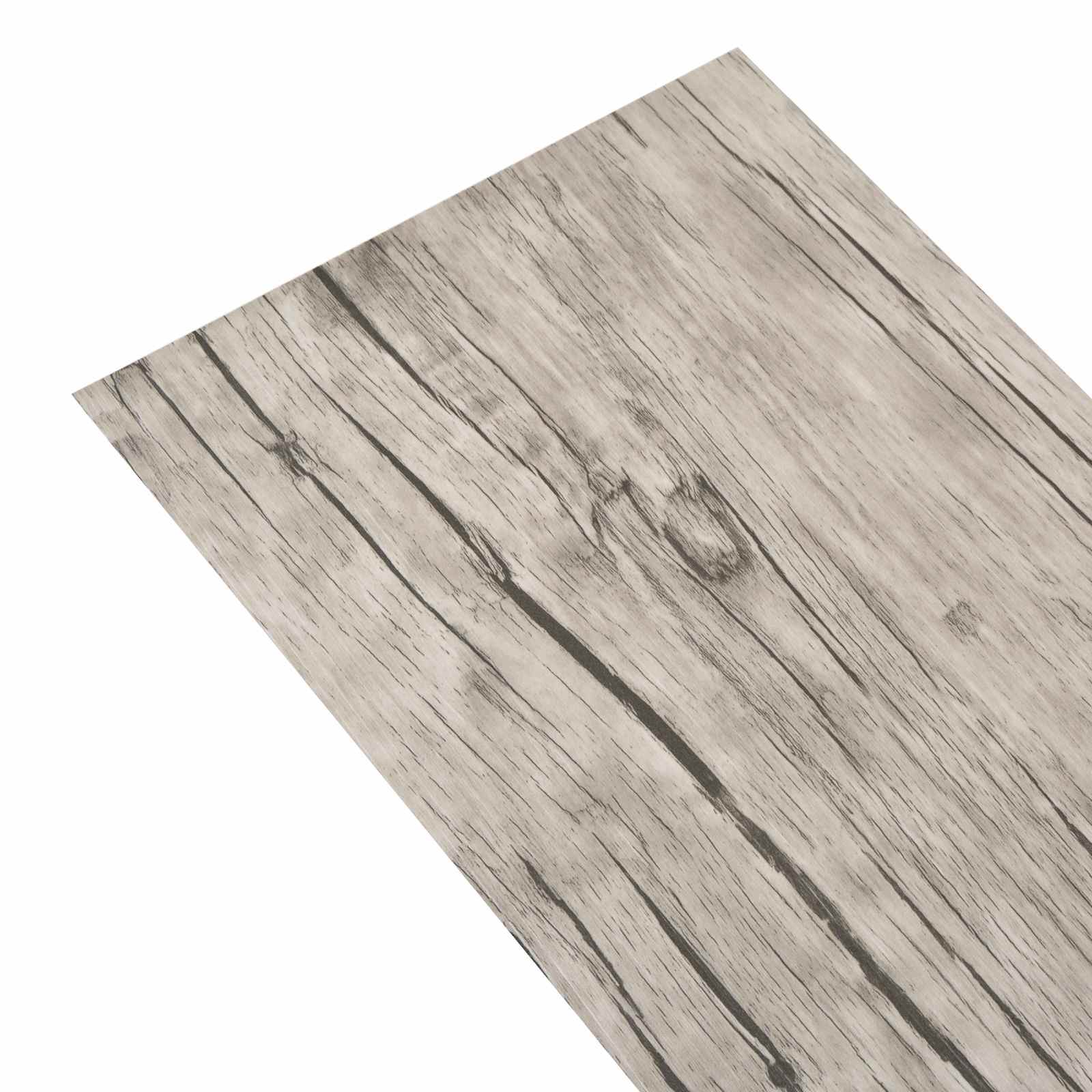 Flooring Planks 5,02 m² 36 pcs PVC Washed Oak