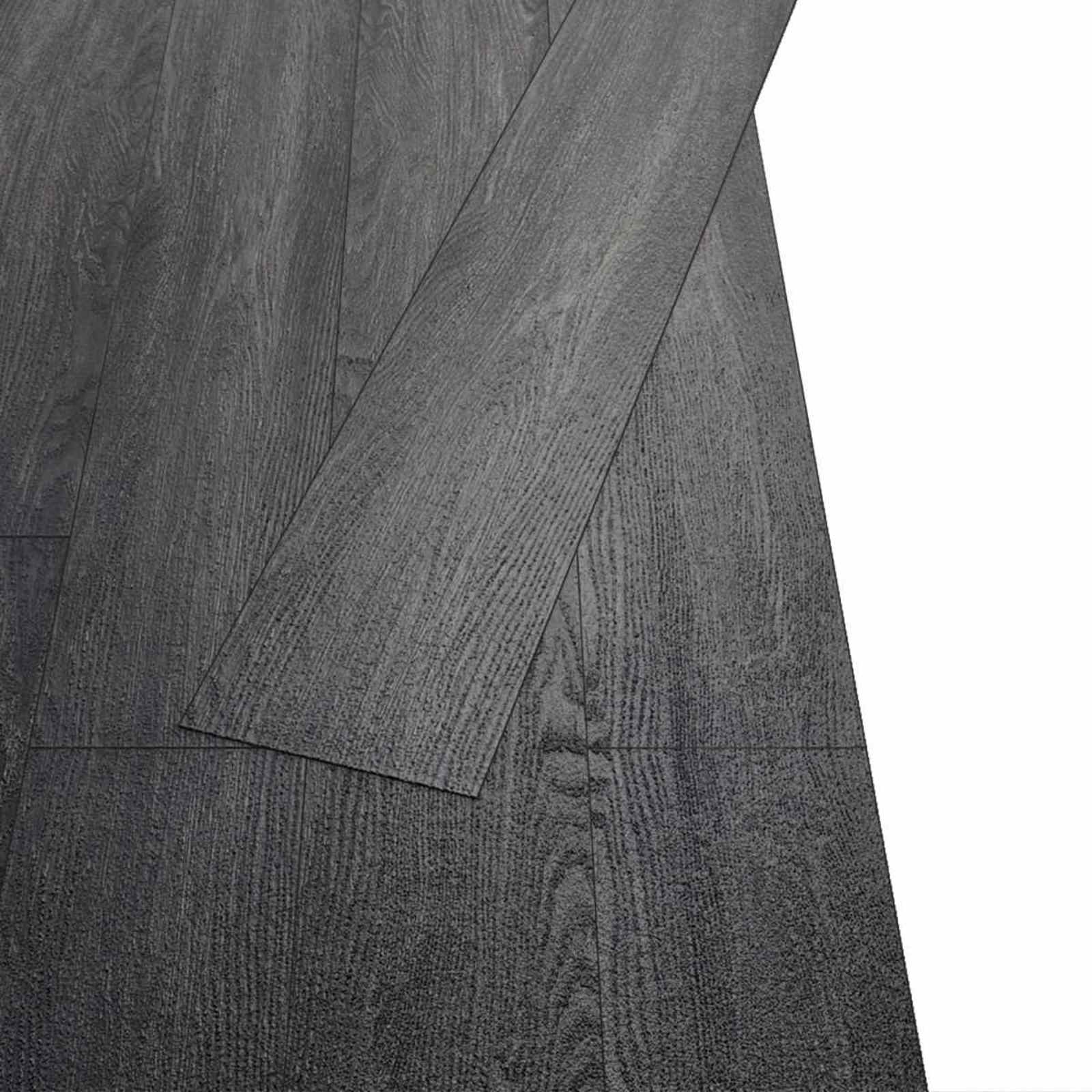 Flooring Planks 36 pcs Black and White 5,02 m² PVC