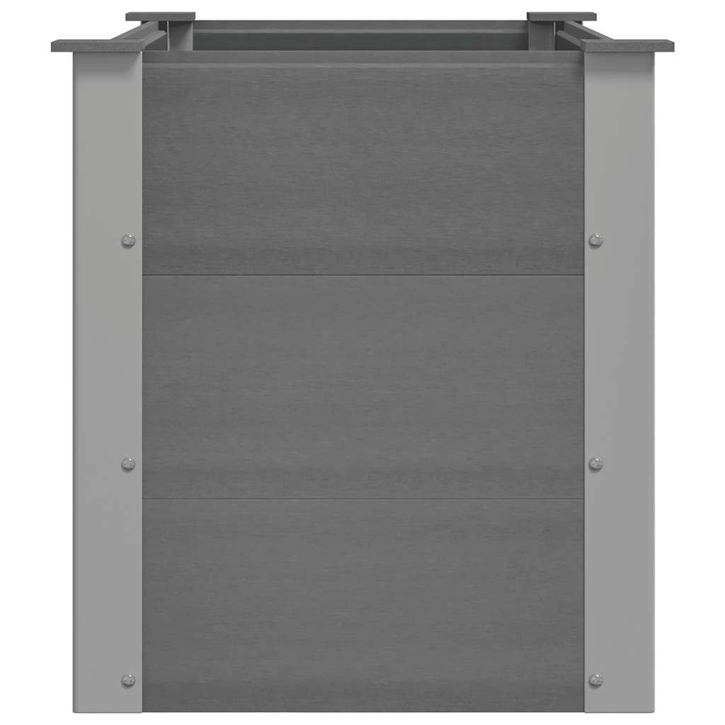 Garden Raised Bed WPC 100x50x54 cm Grey