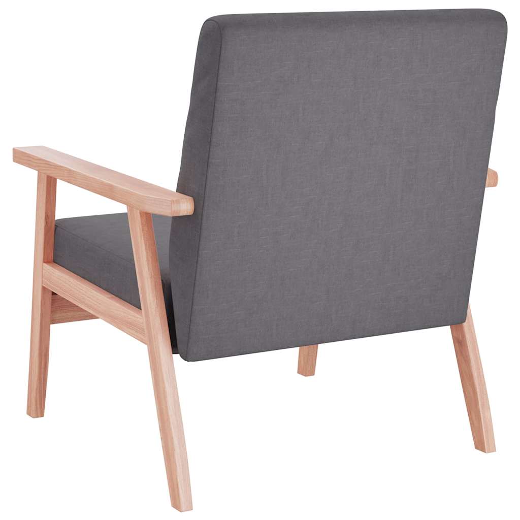 Armchair Dark Grey Fabric