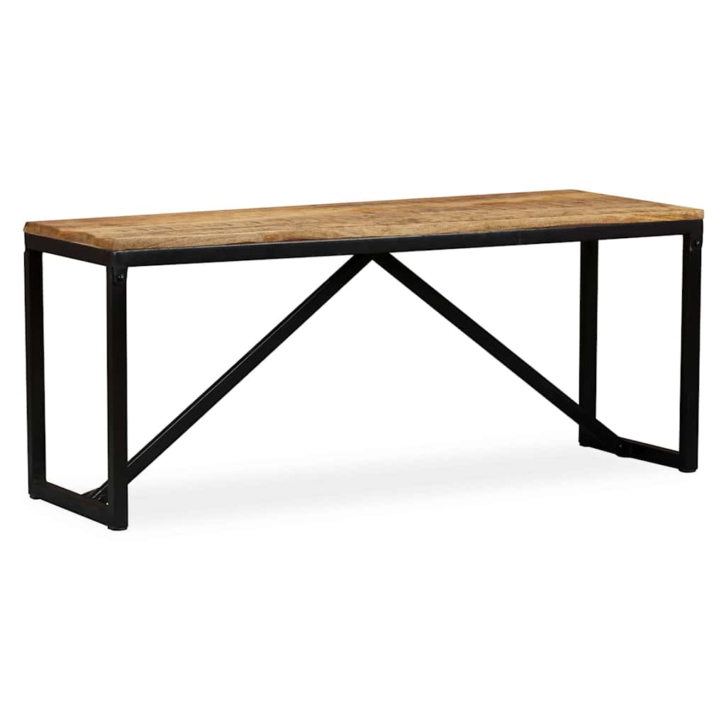 Bench Solid Mango Wood 110x35x45 cm