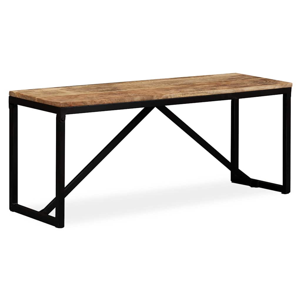 Bench Solid Mango Wood 110x35x45 cm