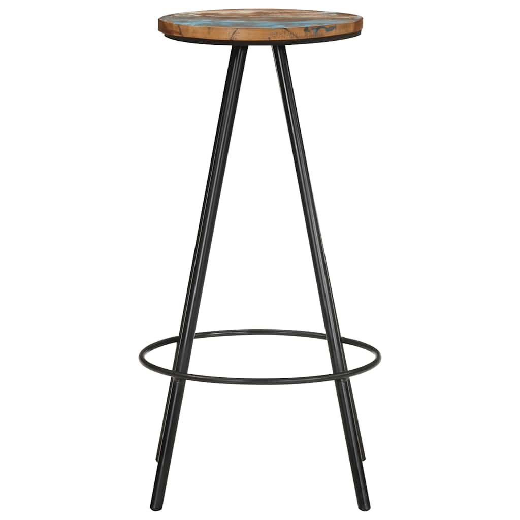 Bar Stools 4 pcs Solid Reclaimed Wood