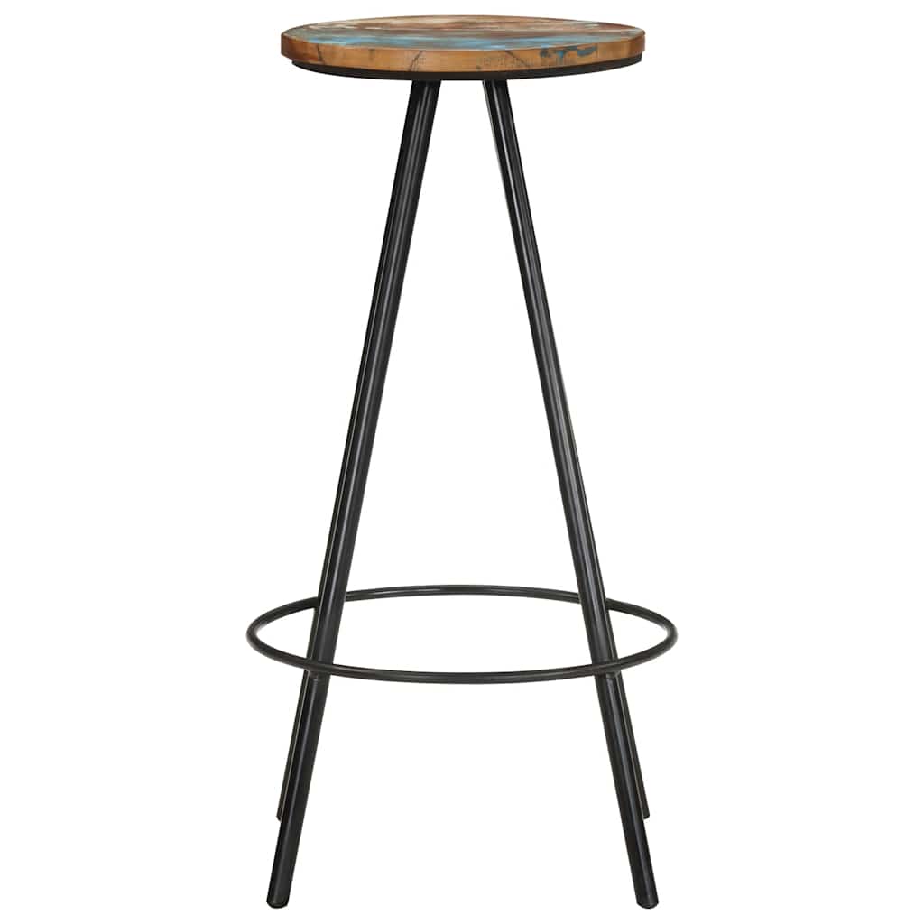 Bar Stools 4 pcs Solid Reclaimed Wood