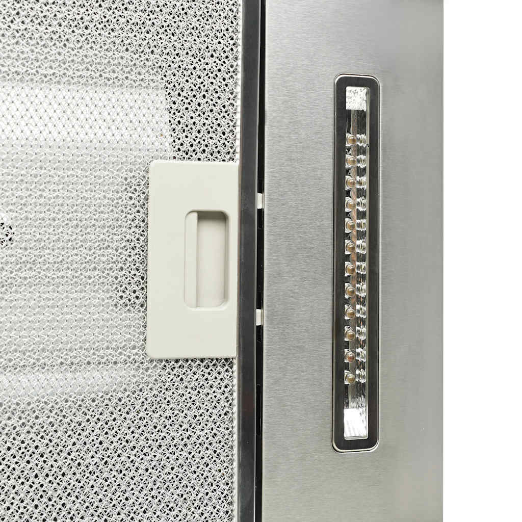 Island Range Hood 90 cm Stainless Steel 756 m³/h LED