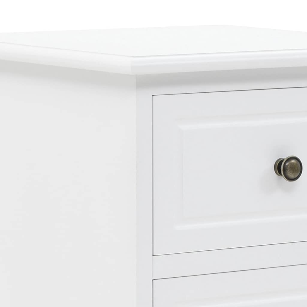 Bedside Cabinet MDF and Pinewood 35x32x59 cm