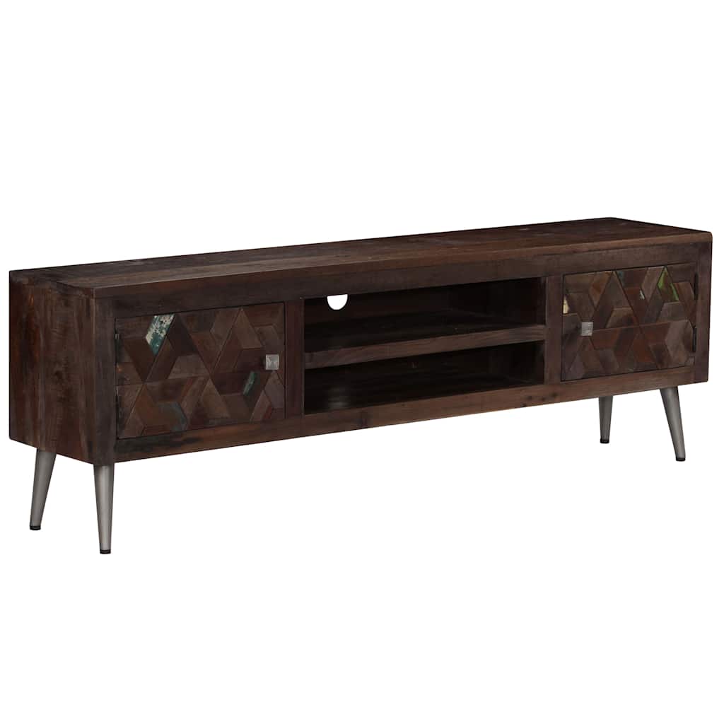 TV Cabinet Solid Reclaimed Wood 140x30x45 cm