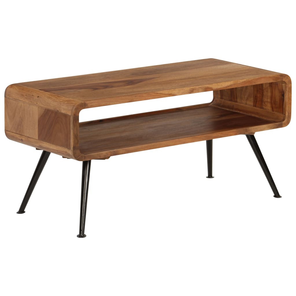 Coffee Table Solid Acacia Wood 95x40x45 cm
