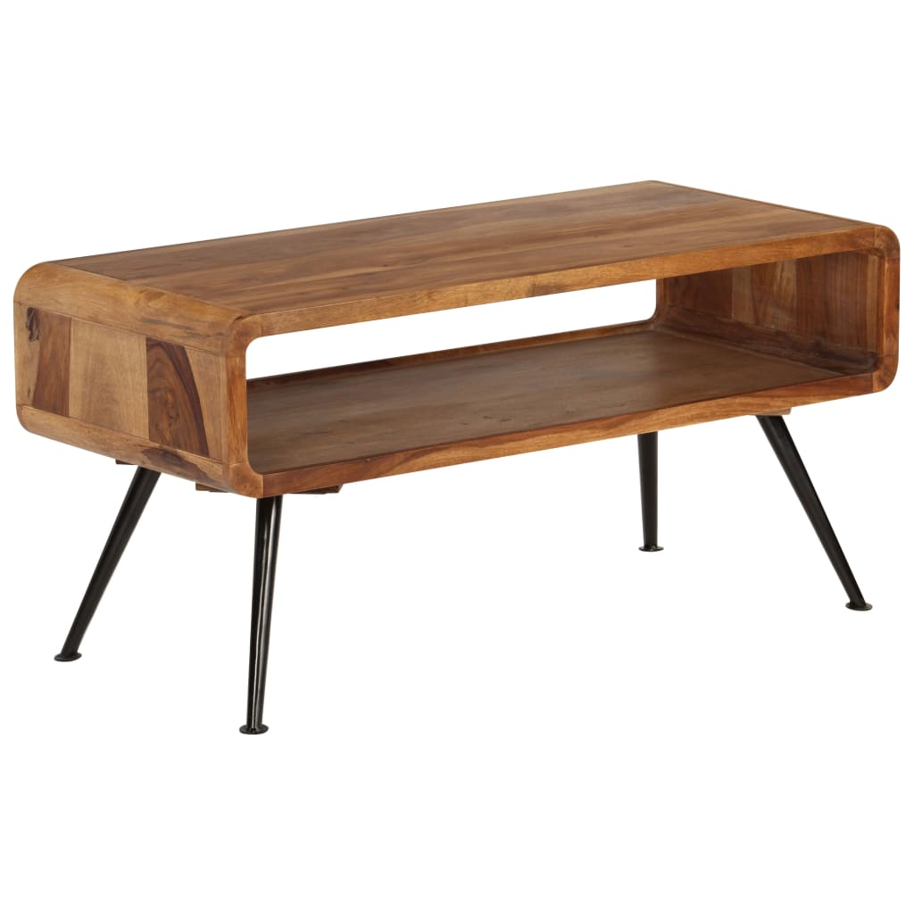 Coffee Table Solid Acacia Wood 95x40x45 cm