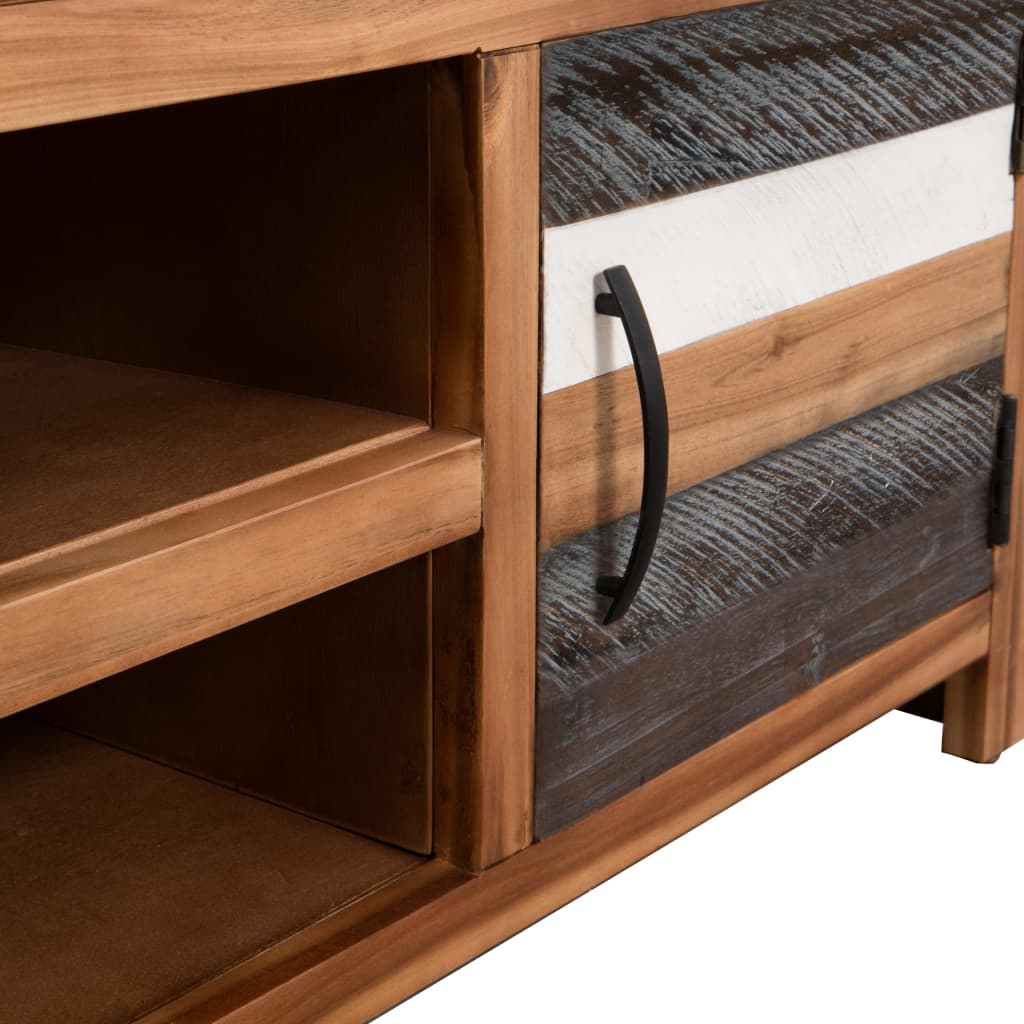 TV Cabinet Solid Acacia Wood 120x35x40 cm