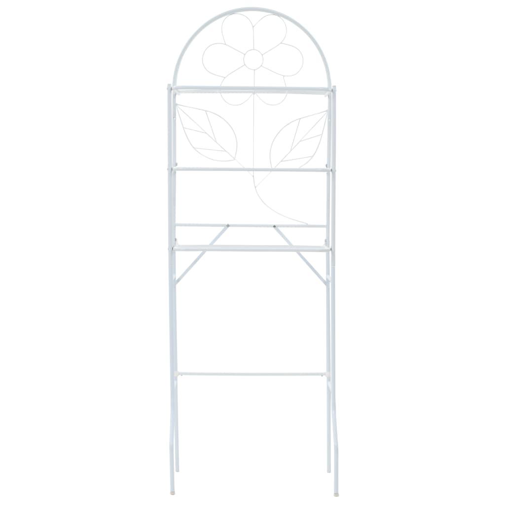 Toilet Rack White 60x33x174 cm