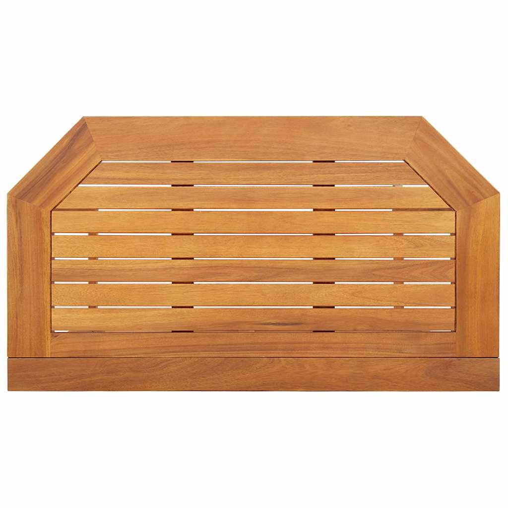 Bistro Table 90x50x75 cm Solid Acacia Wood