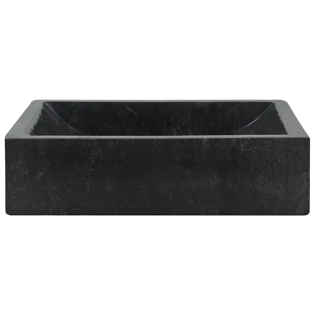 Sink 45x30x12 cm Marble High Gloss Black