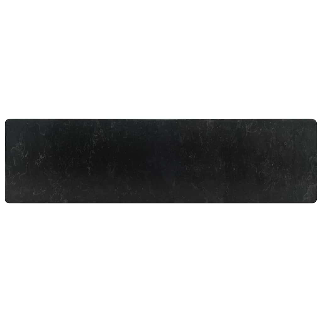 Sink 45x30x12 cm Marble High Gloss Black