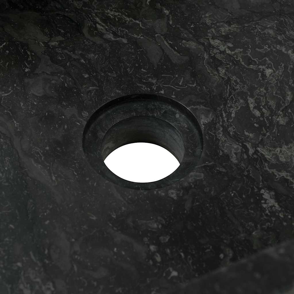 Sink 45x30x12 cm Marble High Gloss Black
