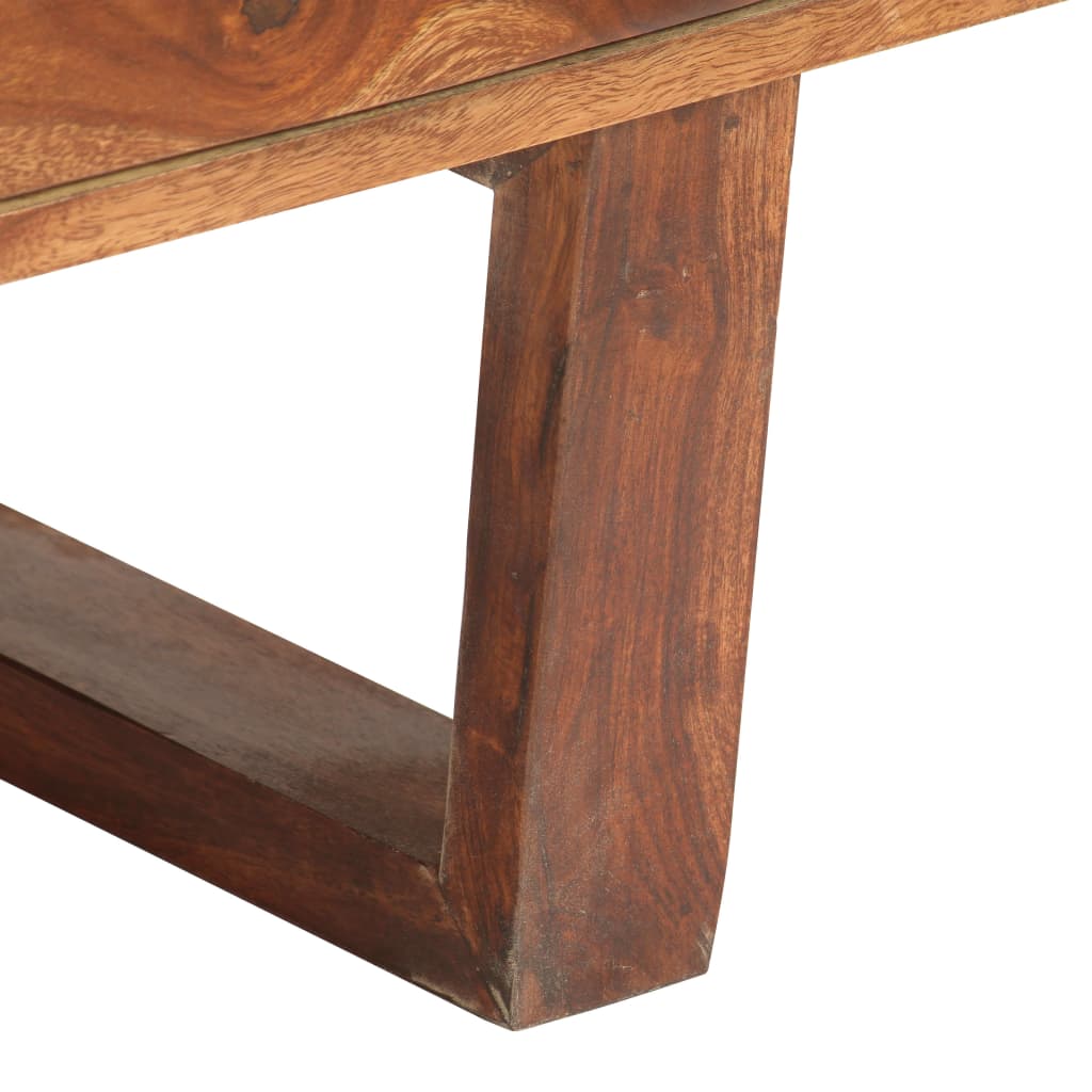 TV Cabinet Brown 200x30x35 cm Solid Wood Acacia