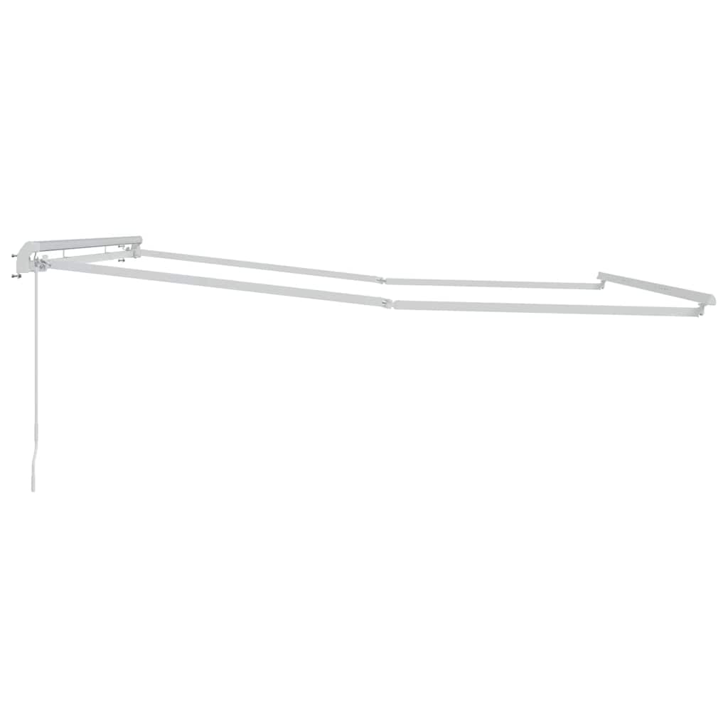 Awning Frame Manual White 450 x 300 cm Aluminium