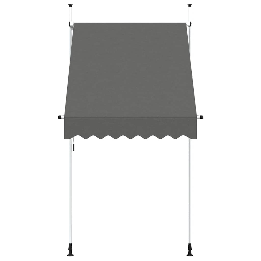 Manual Retractable Awning 150 cm Anthracite