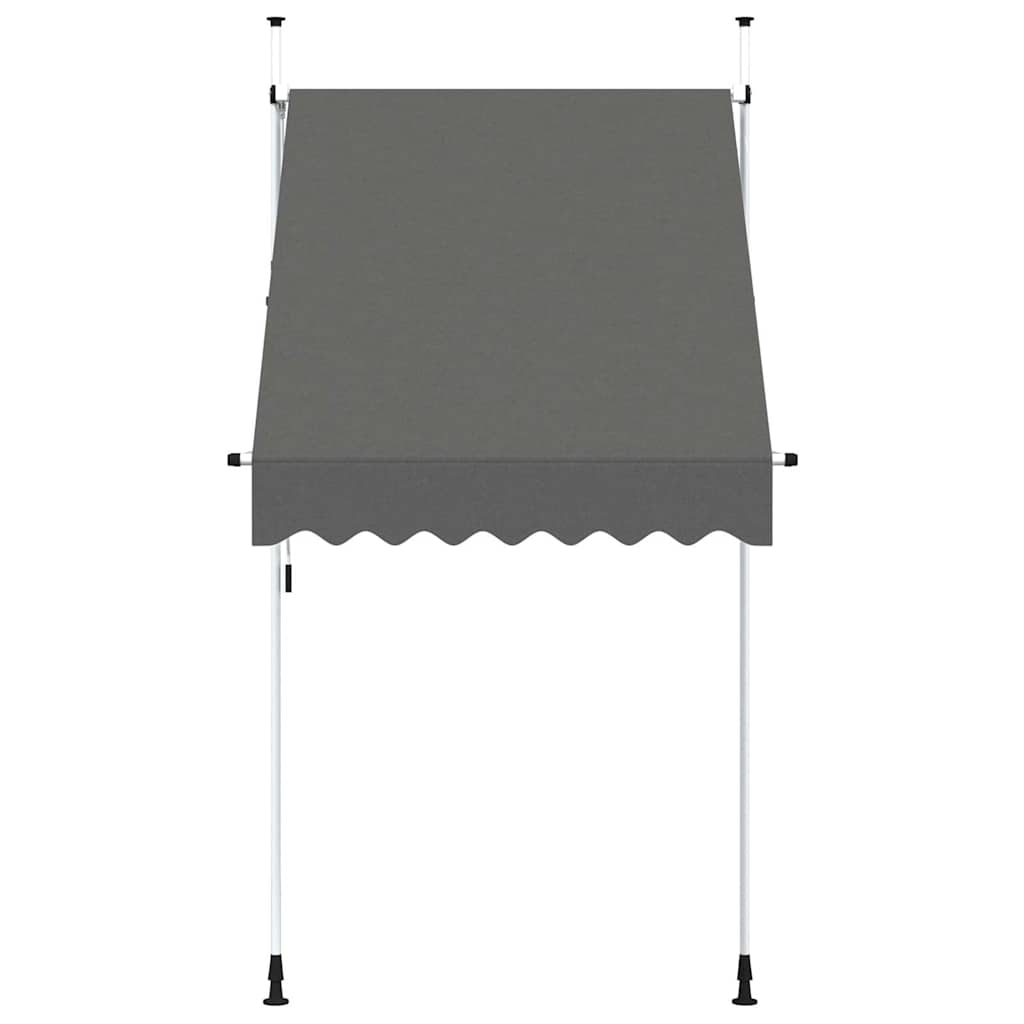 Manual Retractable Awning 150 cm Anthracite