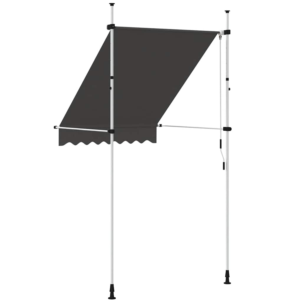 Manual Retractable Awning 150 cm Anthracite