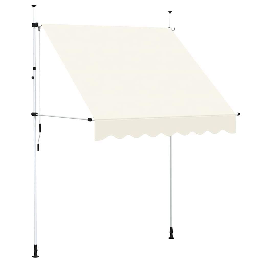 Manual Retractable Awning 200 cm Cream