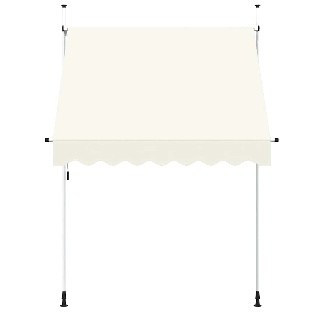 Manual Retractable Awning 200 cm Cream