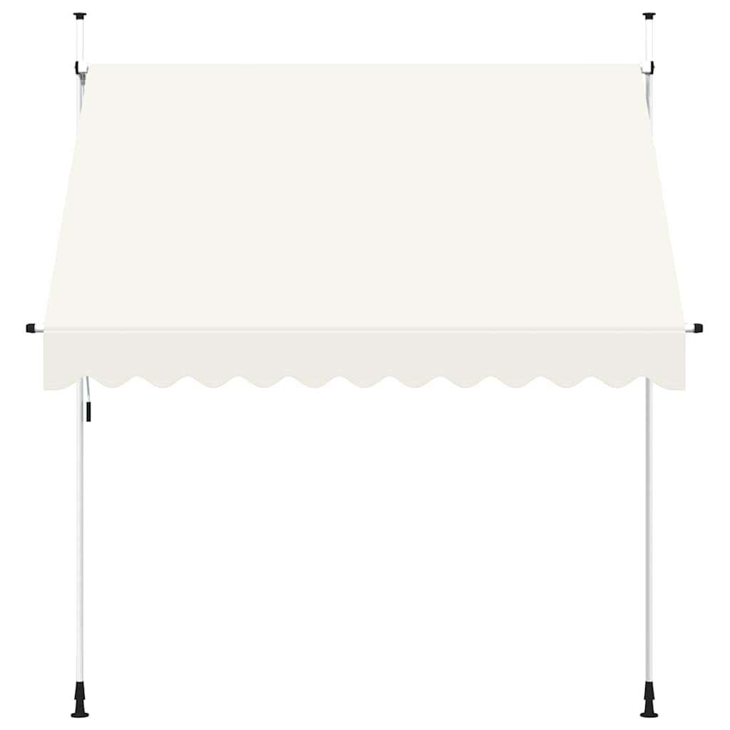 Manual Retractable Awning 250 cm Cream
