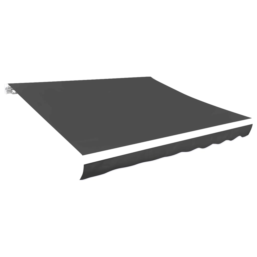 Awning Replacement Fabric Grey 500x300 cm Polyester