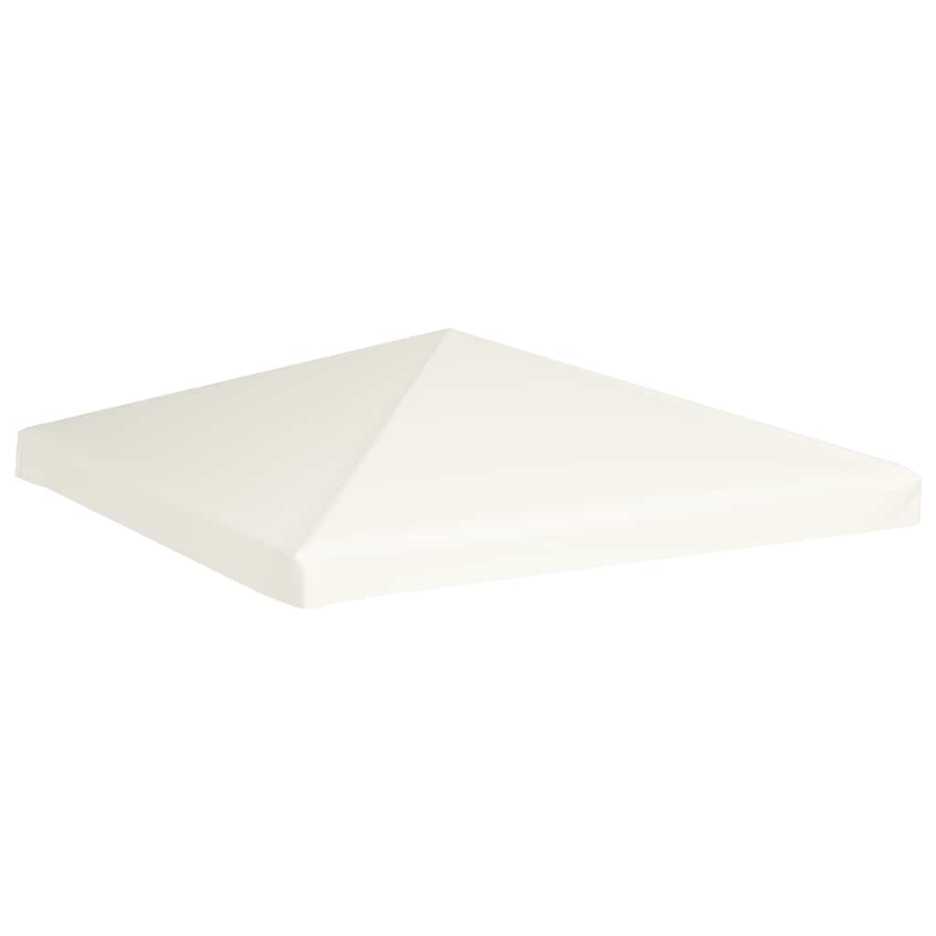 Gazebo Top Cover 310 g/m² 3x3 m Cream White