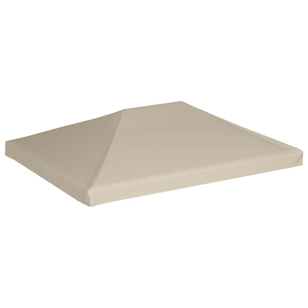 Gazebo Top Cover 310 g/m² 4x3 m Beige