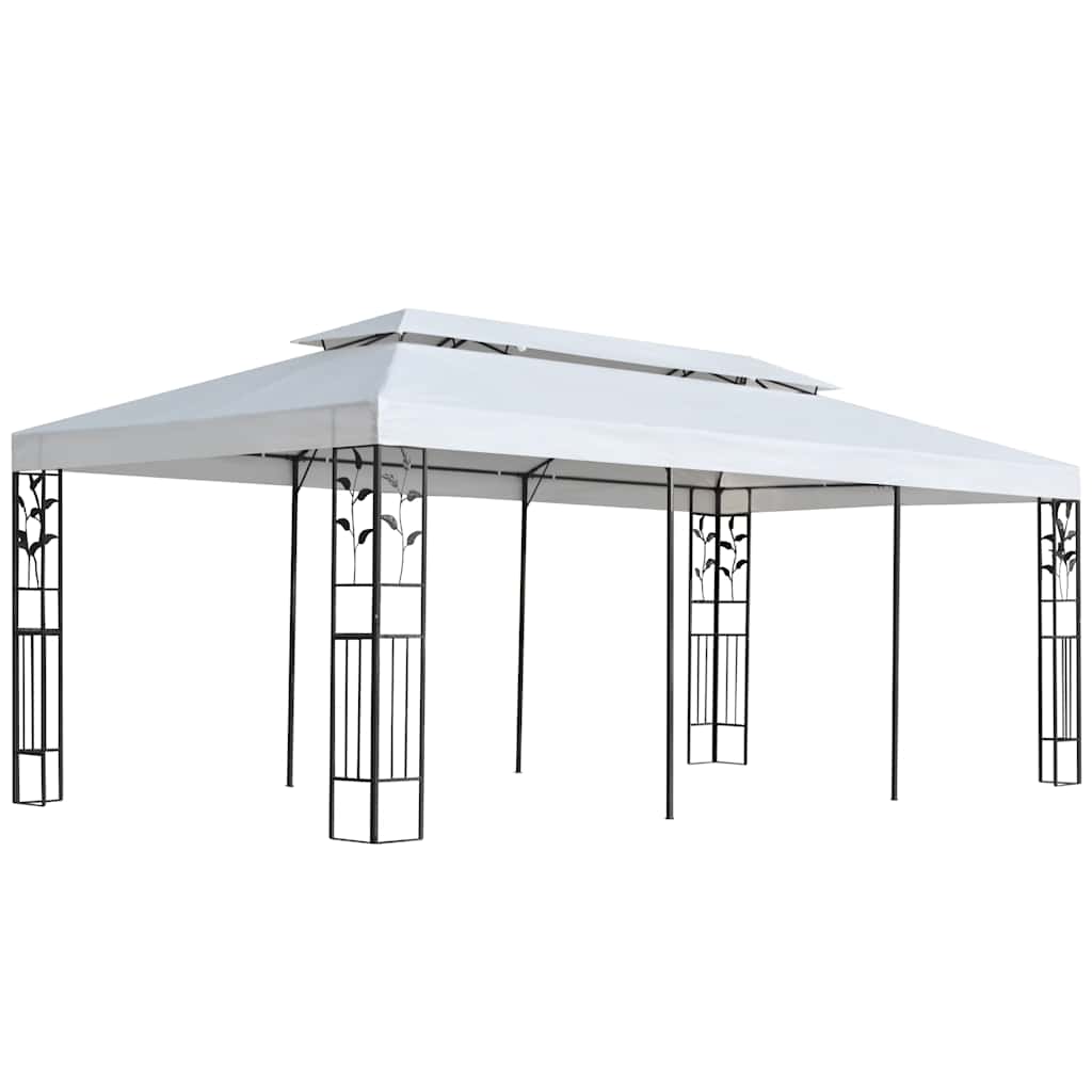 Gazebo Fabric White 300 x 600 cm Polyester