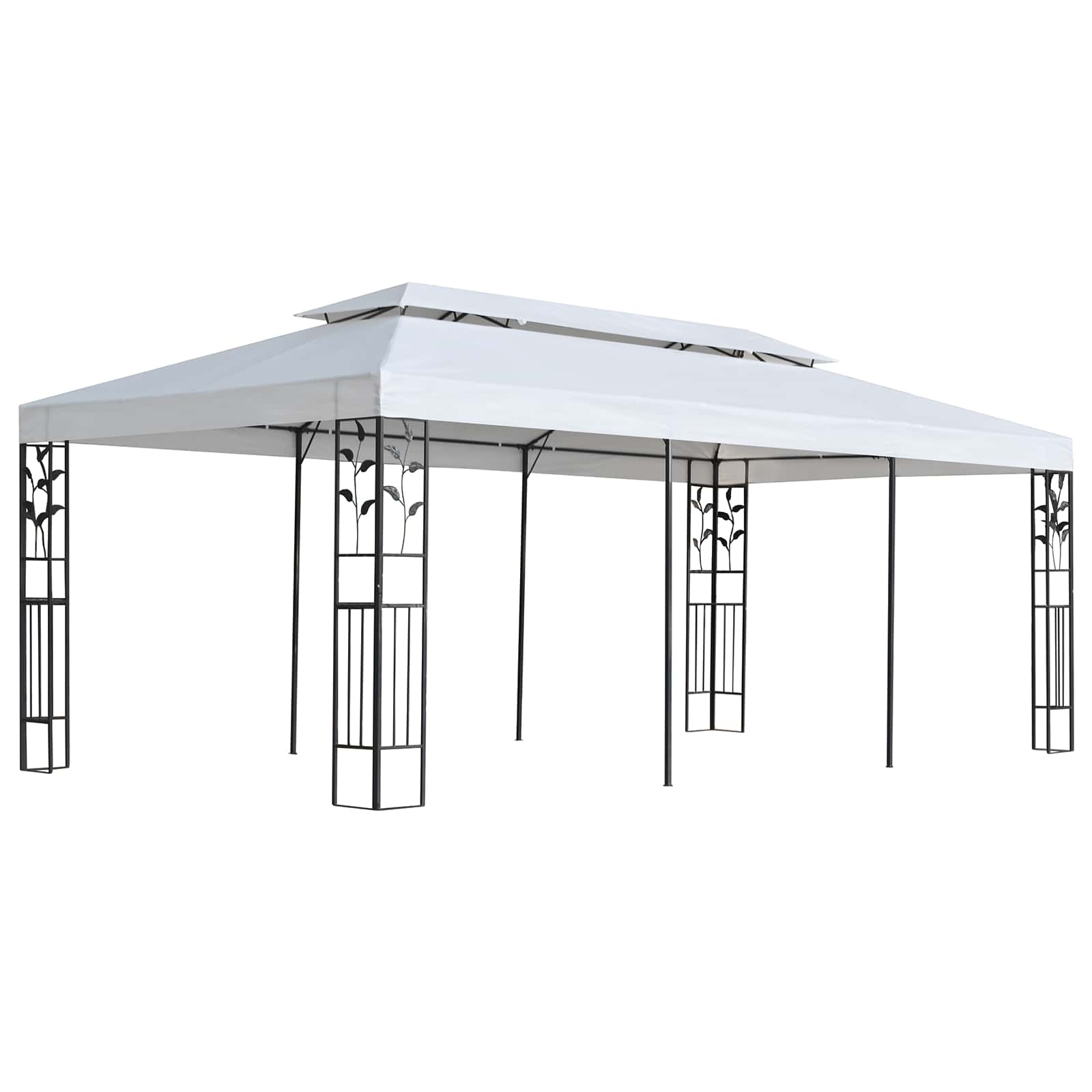Gazebo Fabric White 300 x 600 cm Polyester