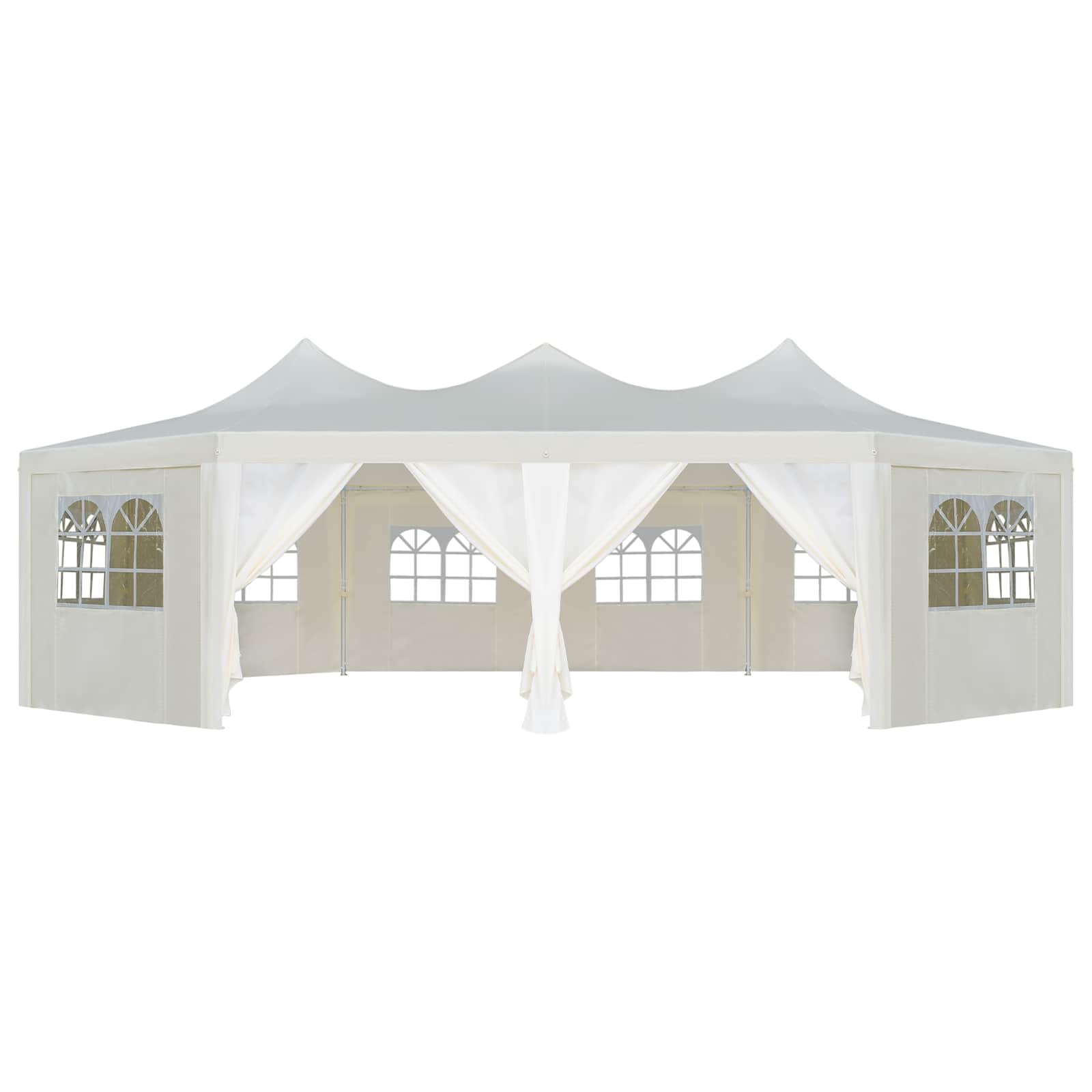 Gazebo fabric White 448 x 320 cm Polyester