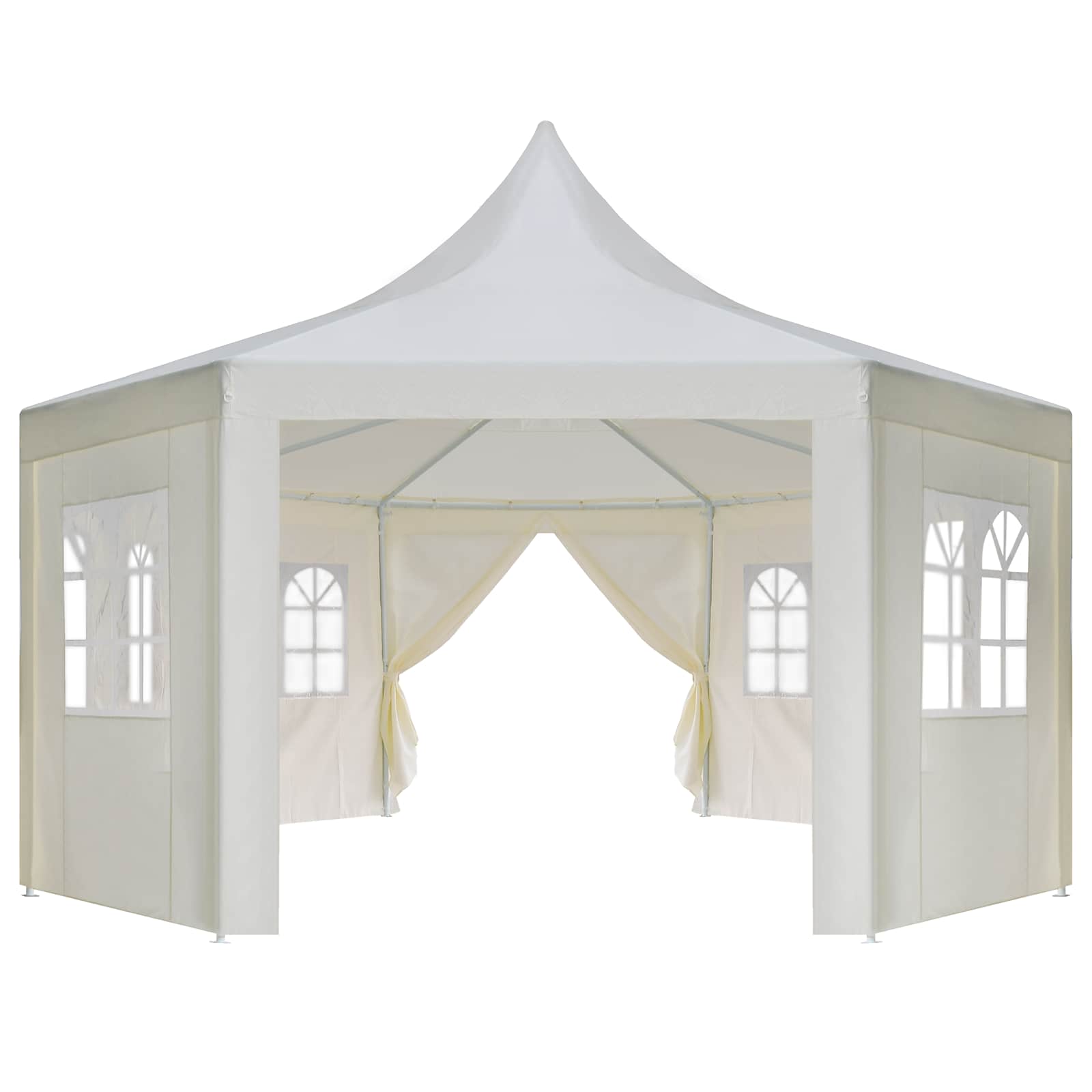 Gazebo fabric White 448 x 320 cm Polyester