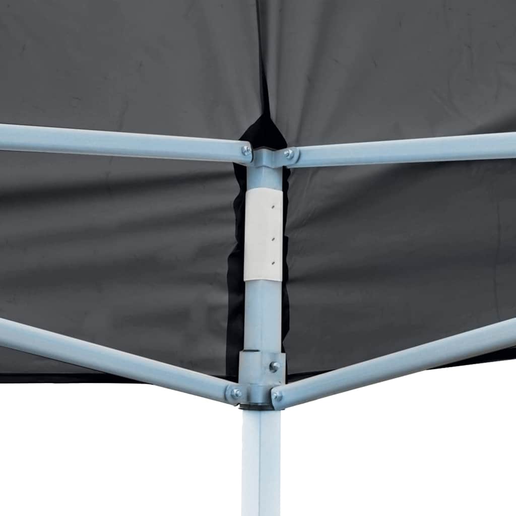 Folding Pop-up Partytent with Sidewalls 3x6 m Anthracite