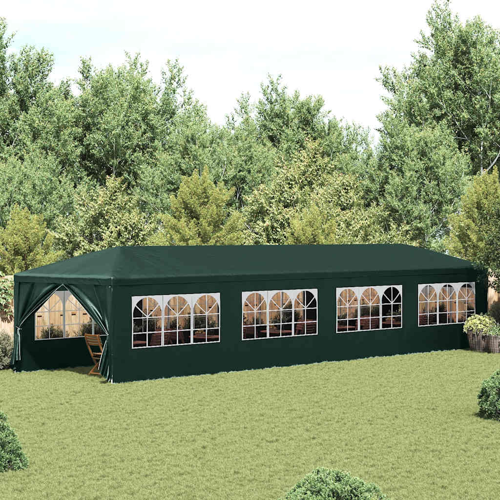 Party Tent 3x12 m Green