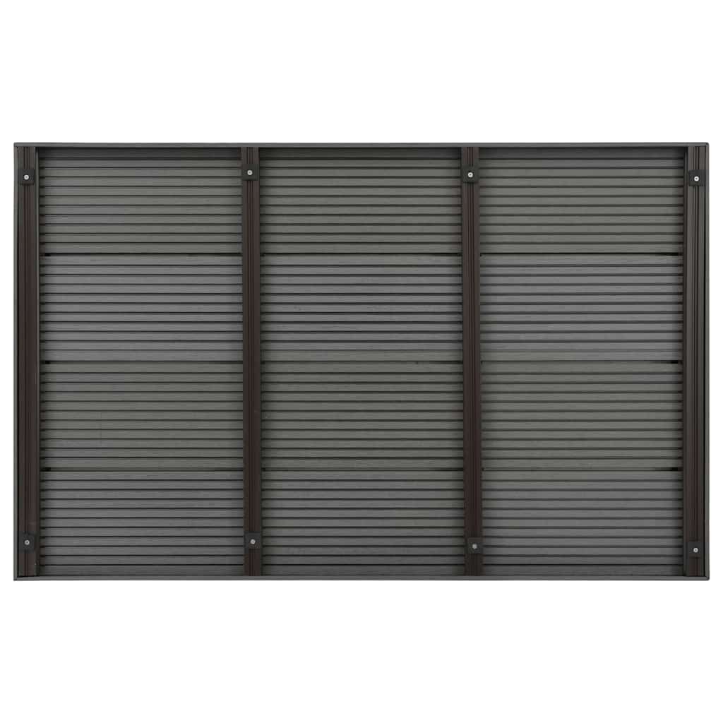 Floor Element for Solar Shower Grey 101x63x5.5 cm WPC