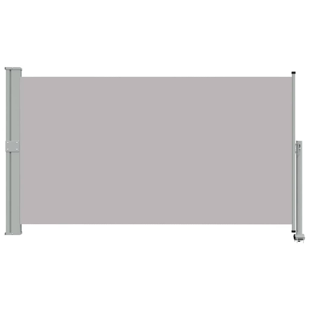 Patio Retractable Side Awning 140 x 300 cm Grey