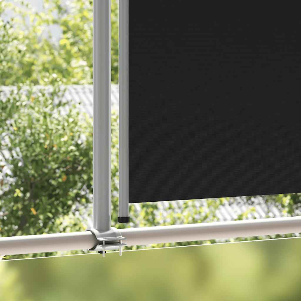 Patio Retractable Side Awning 160 x 300 cm Black