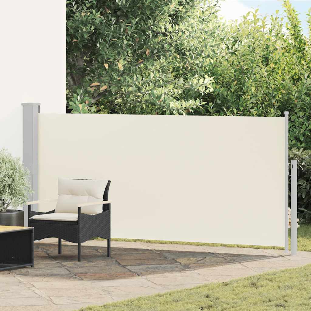 Retractable Side Awning 140 x 300 cm Cream