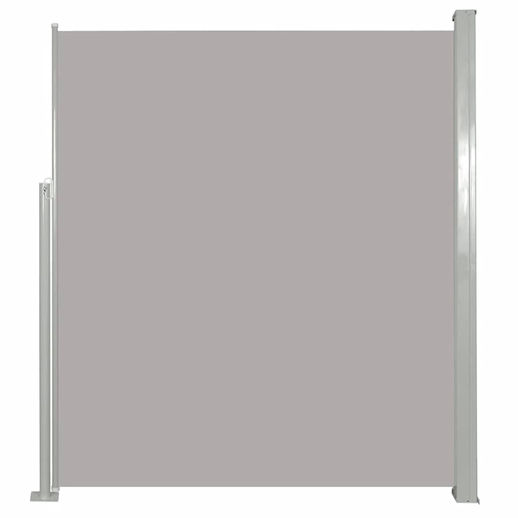 Retractable Side Awning 140 x 300 cm Grey
